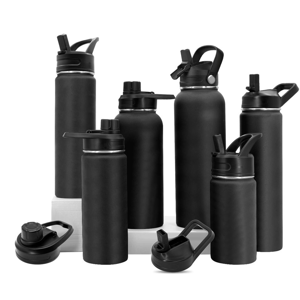 Double wall stainless steel 304, the most popular beauty is easy to carry, and the thermal insulation water bottle supports customization
